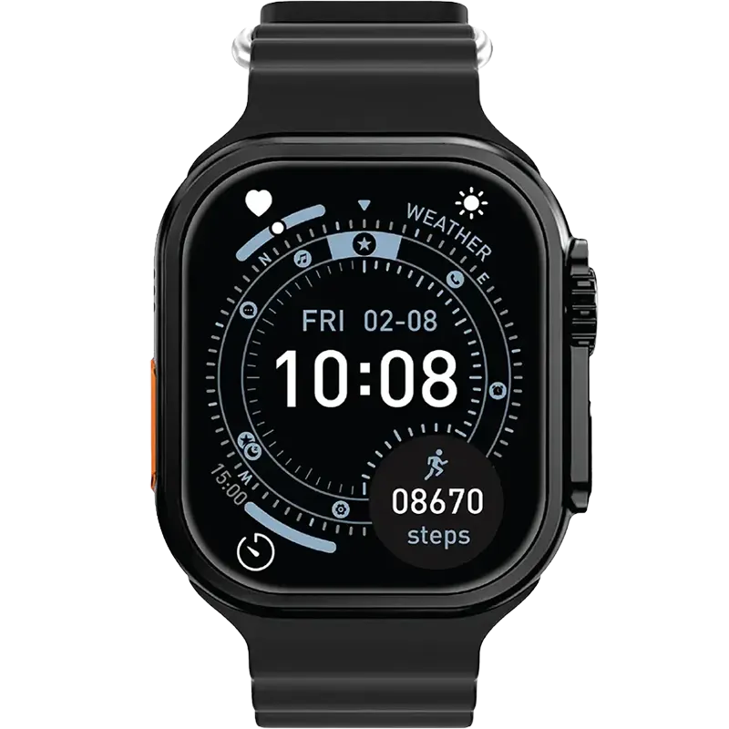 Green Lion ULTRA LITE 2.01 TFT IPS Display Smart Watch Graphite Mascom International.webp